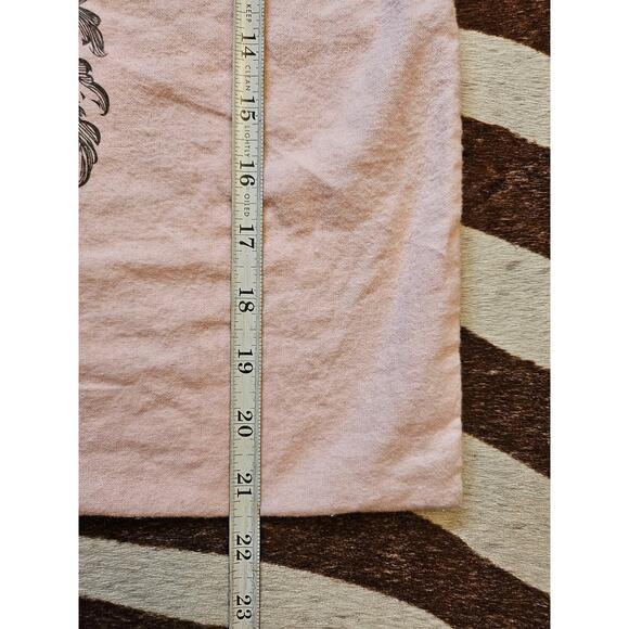 Vintage Pink Juicy Couture Draw String Storage Dust Bag Leather Hearts 20.5 x 18 - Picture 5 of 5